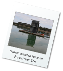 Schwimmendes Haus am Partwitzer See